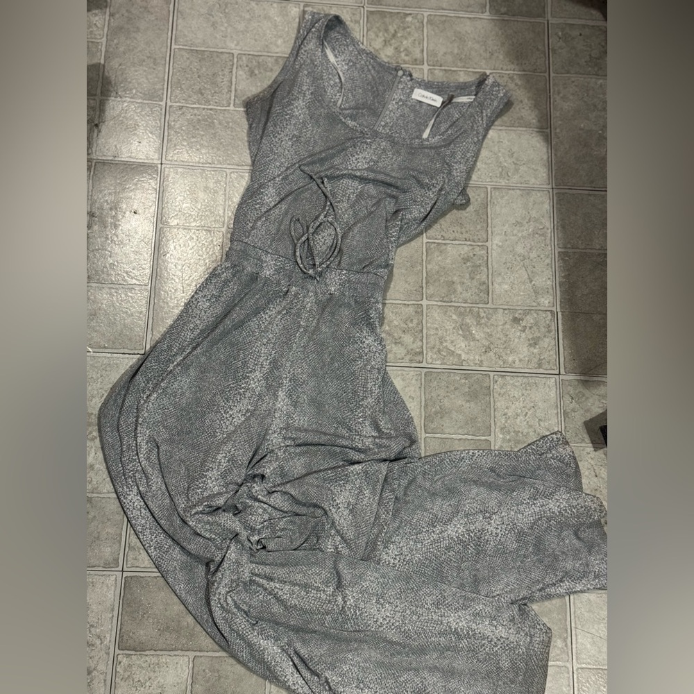 Calvin Klein Gray snake print jumper